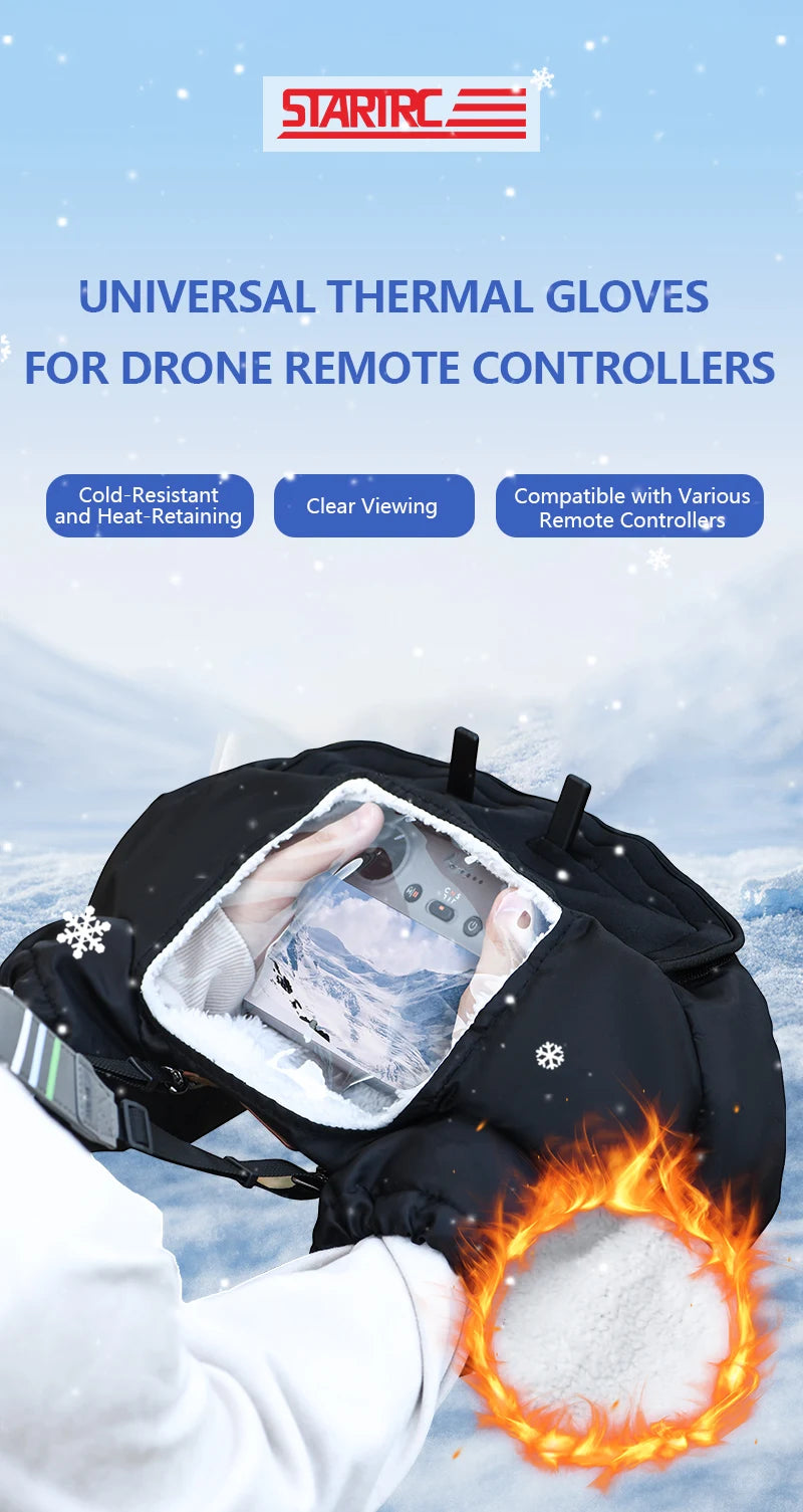 Drone Flight Gloves for Cold Weather Operation - Thermal Control Tidesmit