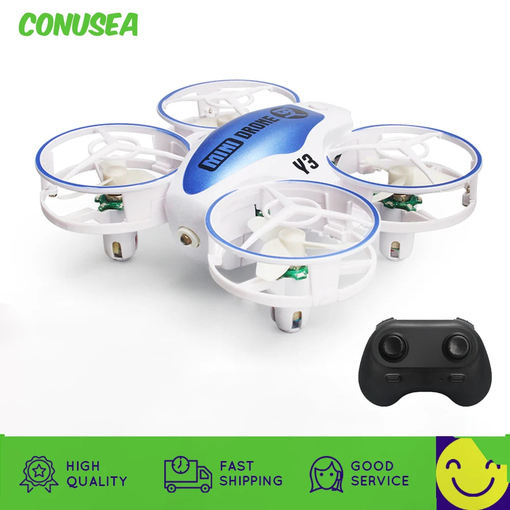 Mini UFO Drone for Kids - Foldable Remote Control Quadcopter (Blue) Tidesmit