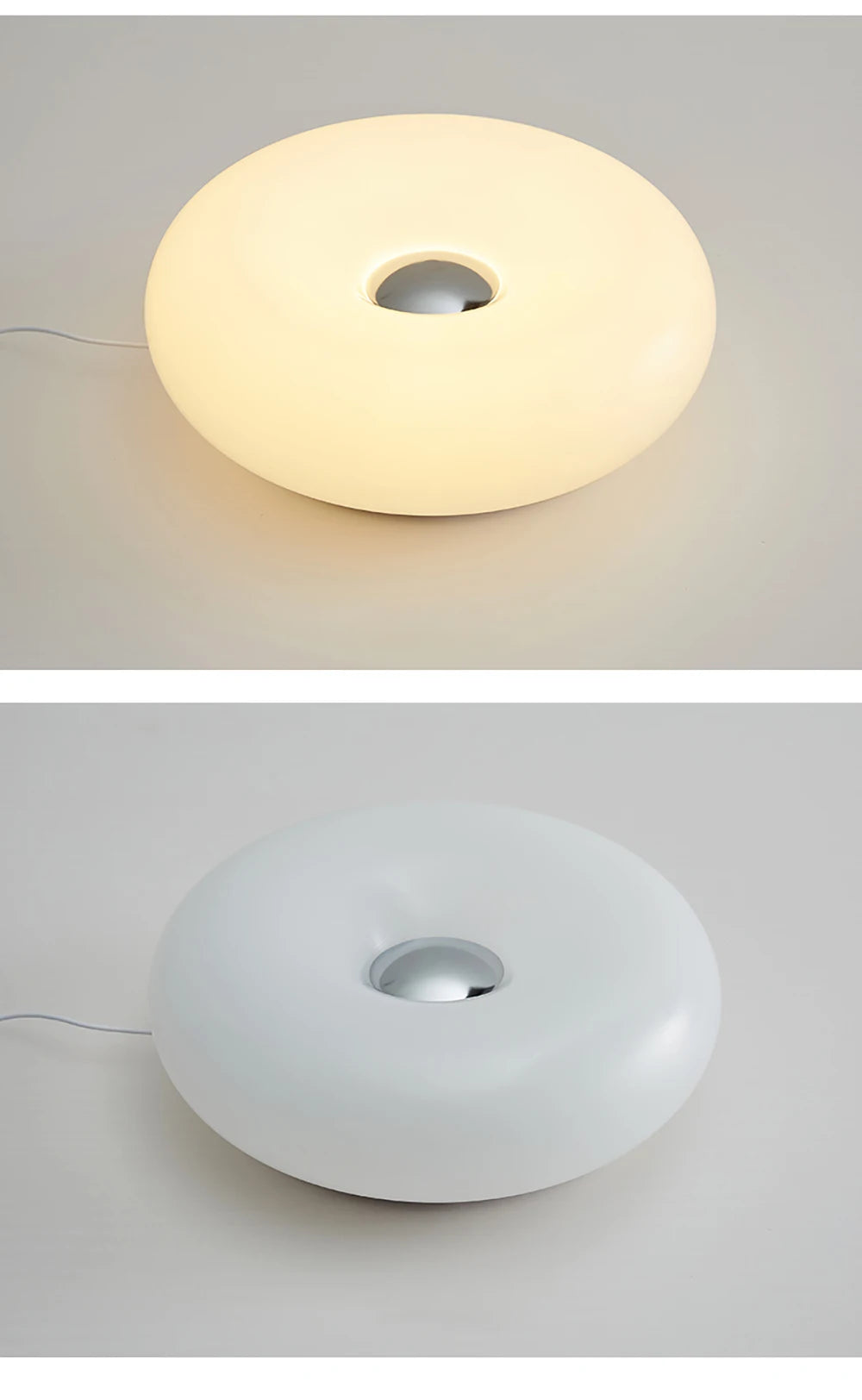 Bauhaus Ring Light: Minimalist Adjustable LED Table Lamp for Content Tidesmit