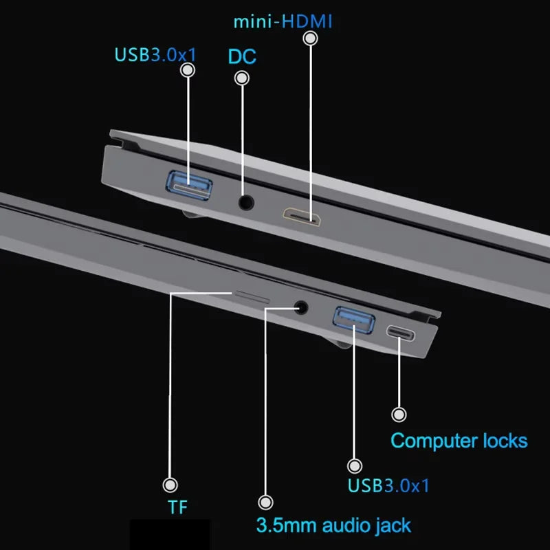 2026 Windows 11 Pro 15.6 inch Laptop Intel Core i9-10980HK Fingerprint UnIock Notebook 16GB RAM 1TB/2TB SSD Office game Laptops