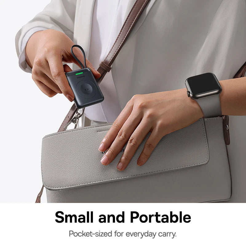 Magnetic Apple Watch Charger | Fast USB-C Cable | Qi Certified Tidesmit