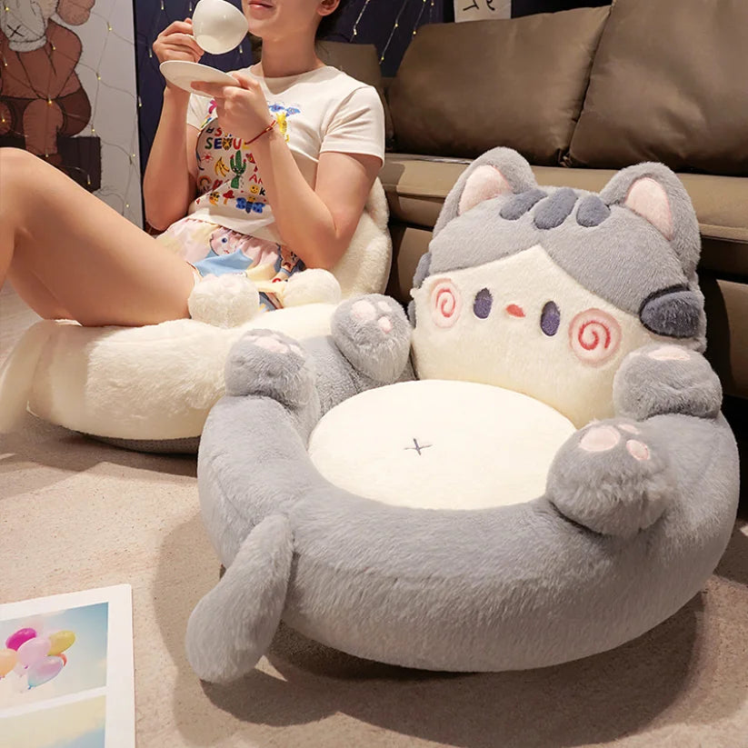 Tatami Cushion for Home Use Floor Backrest Integrated Futon Lazy Seat Children's Small Sofa