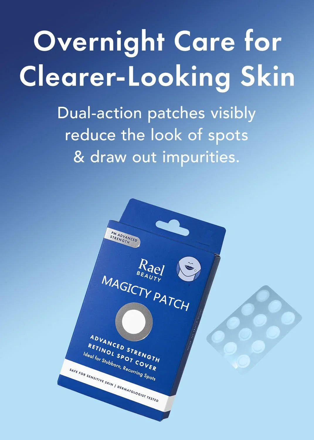 Hydrocolloid Acne Pimple Patches for Face Shrinking Zits Whiteheads Nighttime Spot Pimple Stickers for Face Skin Care Tools