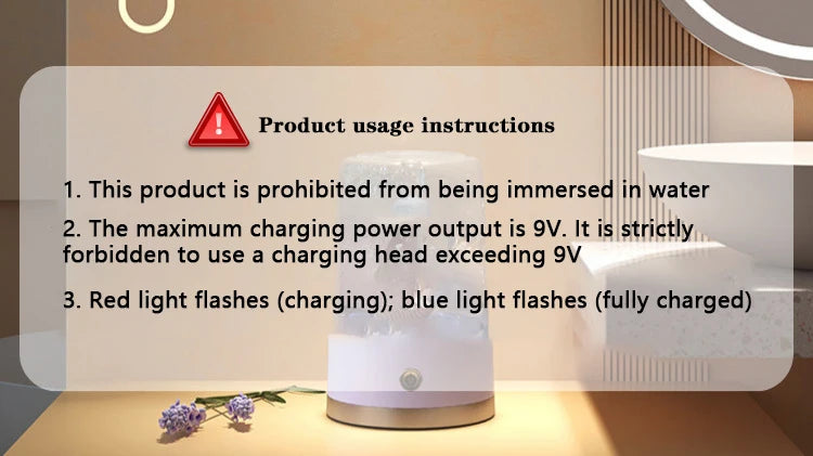 Tidesmit portable wireless mini laundry bucket showing 2-speed charging interface for travel underwear washing