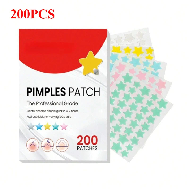 200/400pcs Acne Patches Invisible Pimple Cover for Face Oil Control Spot Treatment Cute Sticker for Covering Zits and Blemishes