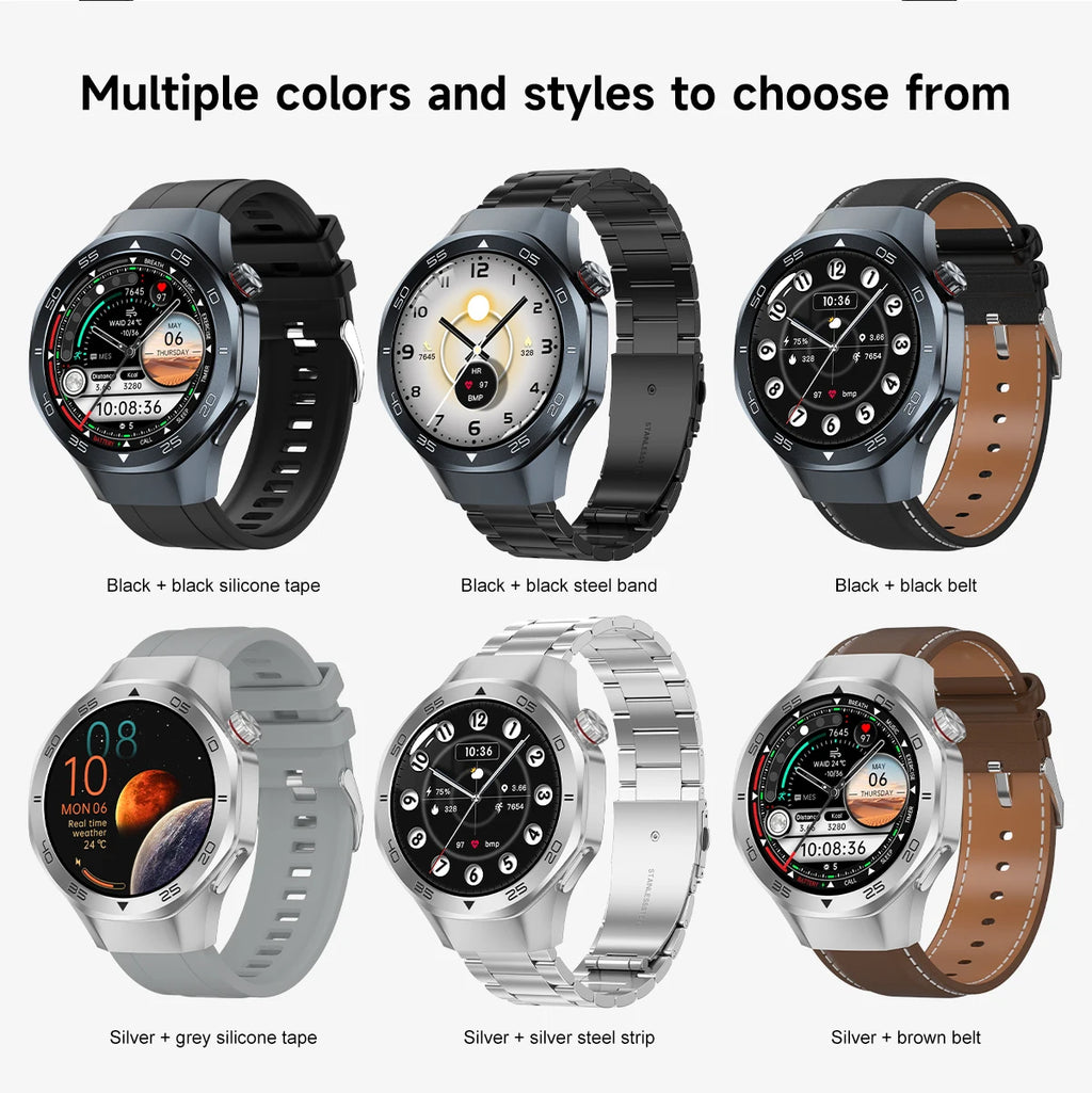 2026New Smart Watch GPS Positioning 3ATM Waterproof GPS Tracker Compass Men Bluetooth Call Heart rate 170+Sports Watch Men Women