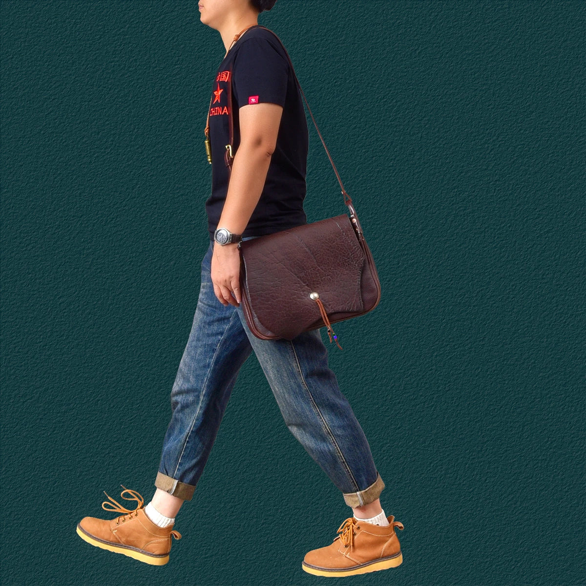 vintage designer handmade first layer cowhide messenger bag outdoor travel casual luxury brand genuine leather shoulder bag