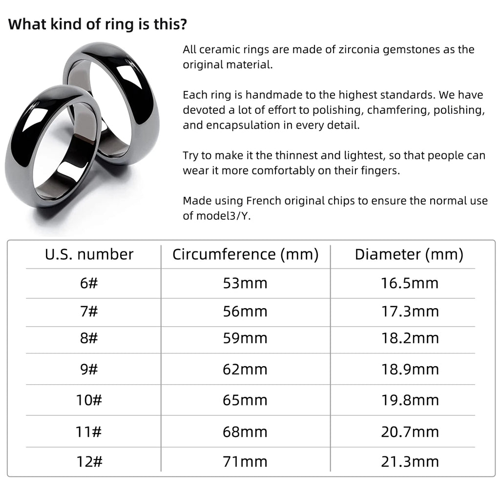 Tesla Smart Ring RFID Key: Heart Rate & Blood Oxygen Health Monitor Tidesmit