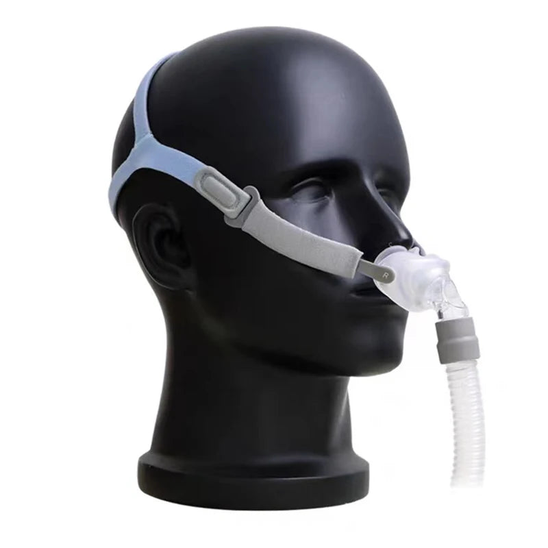 BMC PM2 CPAP Mask Nasal Pillows Mask 360° Front Hose S/M/L 3 In 1 For CPAP BiPAP Machine Cpap Pillows For Sleeping Nasal Mask