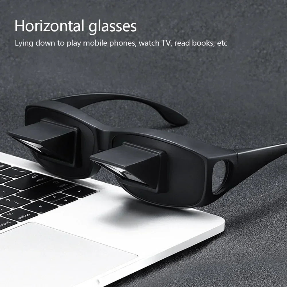 Prism Glasses for Reading in Bed - Ergonomic Horizontal View Tidesmit