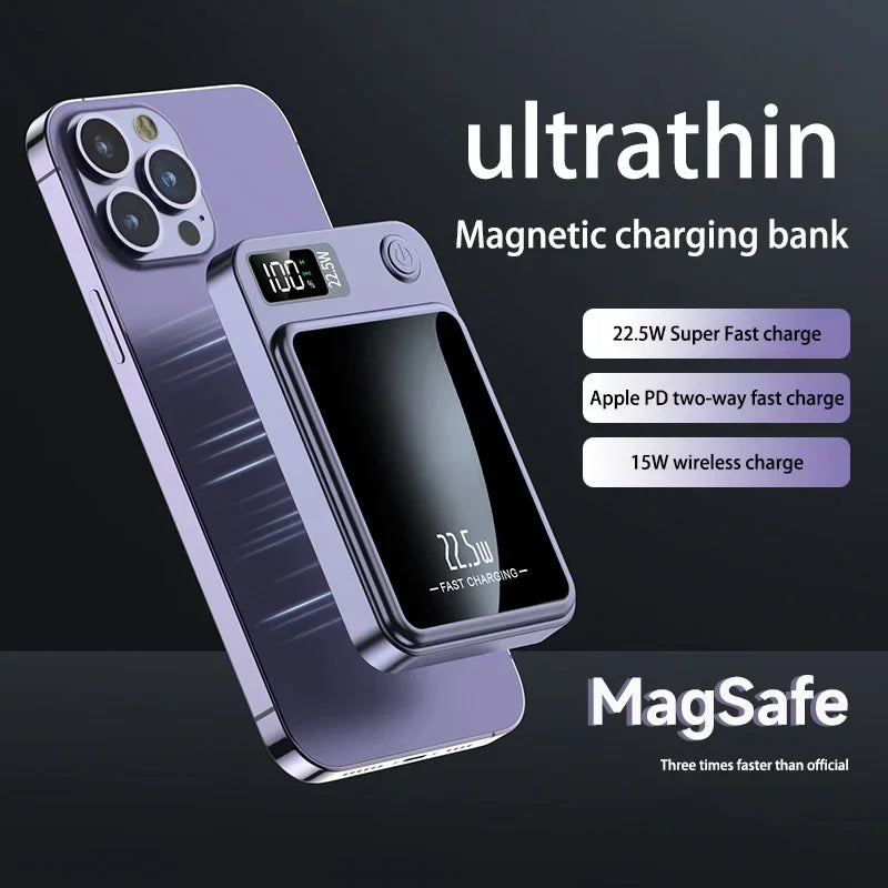 Tidesmit Magnetic Portable Charger - High Capacity Fast Power Bank Tidesmit