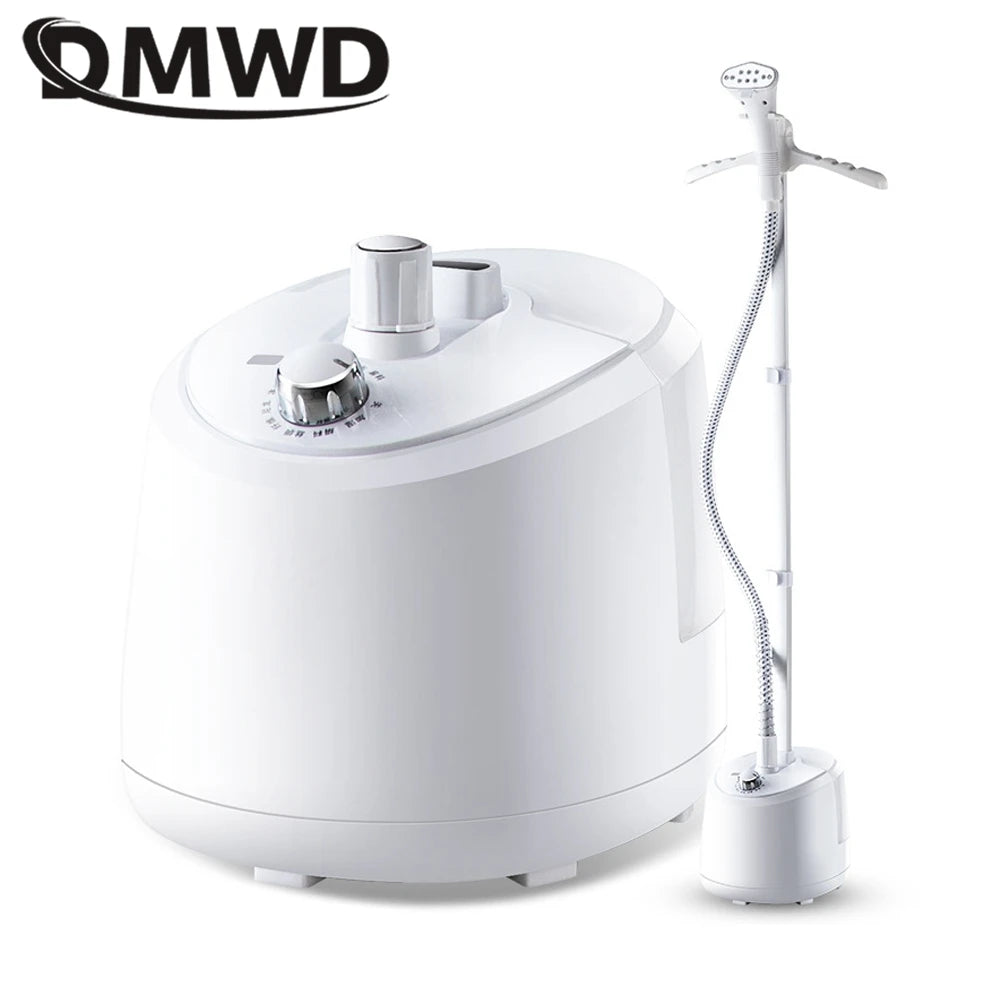 Tidesmit 2L electric garment steamer with adjustable rod for professional clothes ironing and fabric care