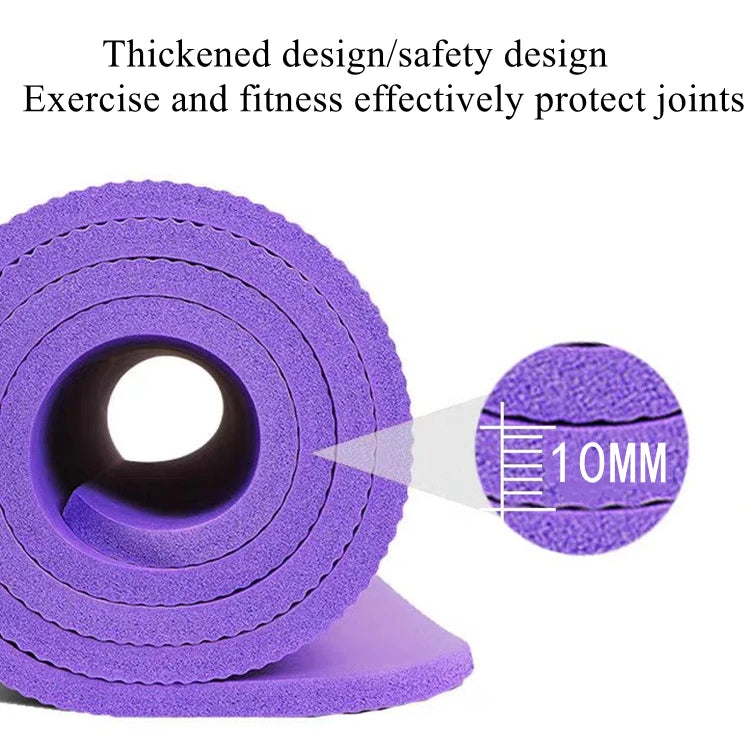 200cm X 90cm NBR Yoga Mats Anti-slip Sport Fitness Mat Blanket for Exercise Yoga and Pilates Gymnastics Mat Fitness Equipment