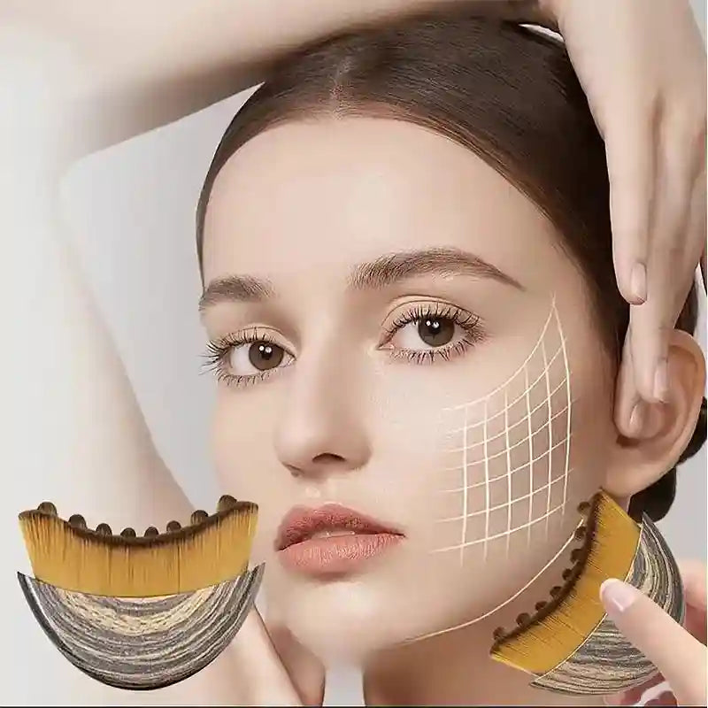 Lymphatic Face Massage Brush – Ergonomic Facial Sculpting Tool Eye Massage Instrument Tidesmit