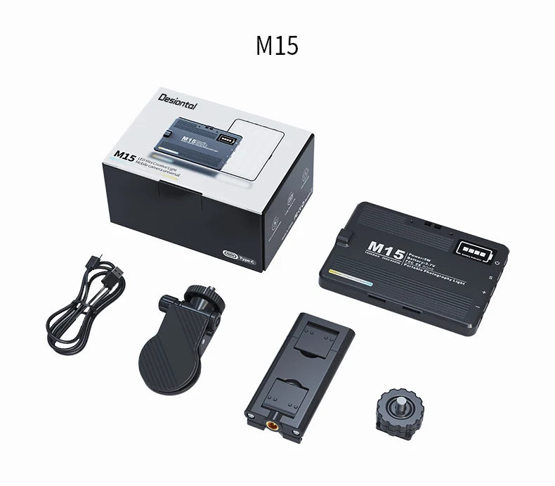 Smartphone Selfie Light with 72 LEDs - M15 Portable Content Lighting Tidesmit