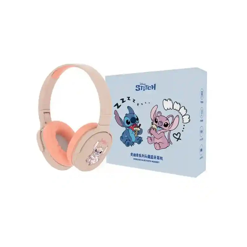 Disney Wireless Headphones - Noise Cancelling Over-Ear Kids Headset Angel Tidesmit