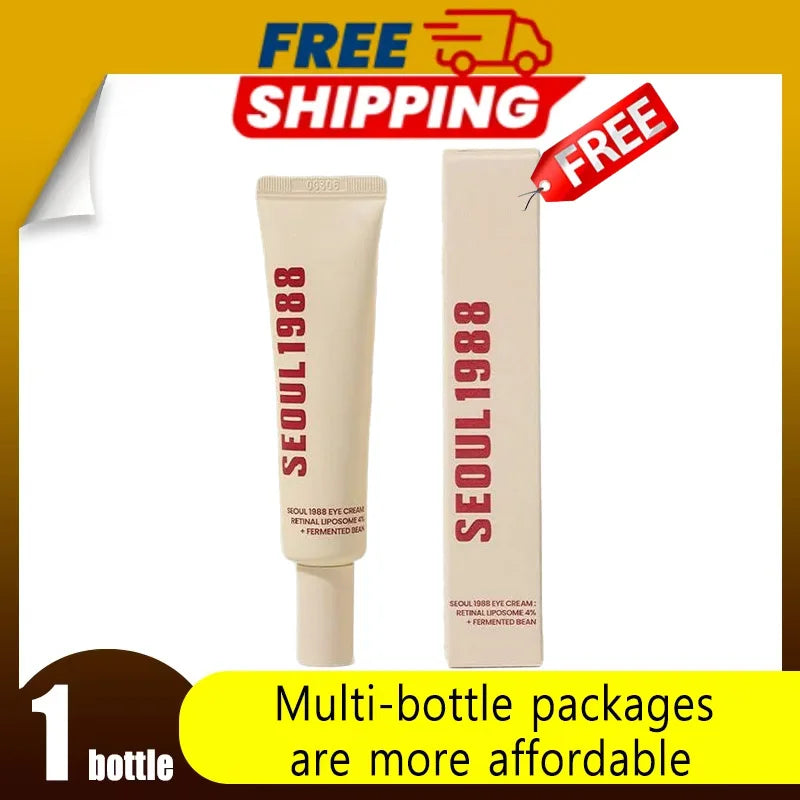 Tidesmit Seoul 1988 Retinol Eye Cream 4 percent anti aging treatment for dark circles wrinkles and puffiness