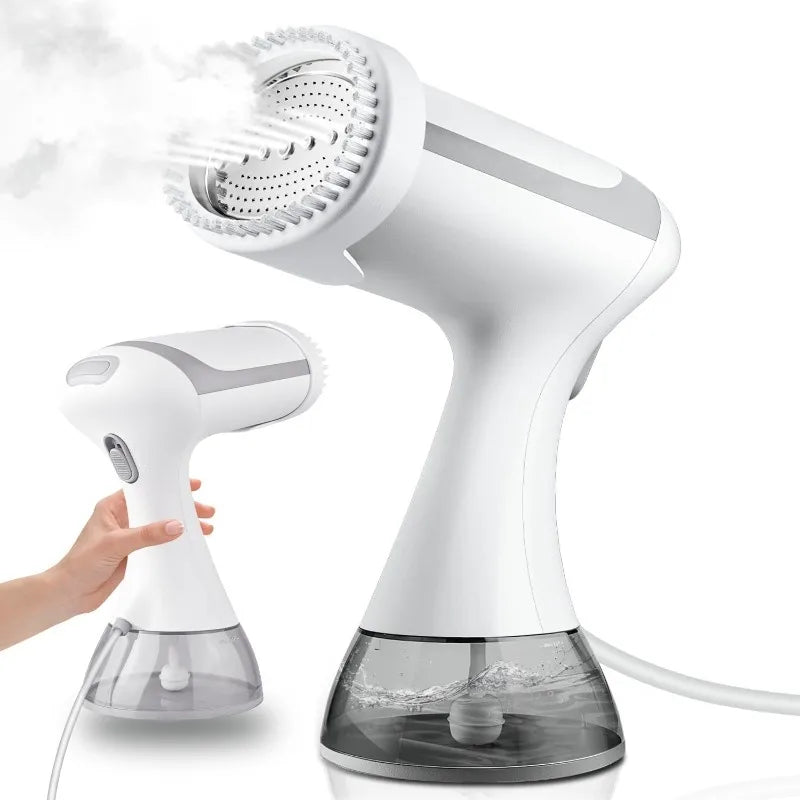 Tidesmit 1500W handheld garment steamer featuring a foldable design for efficient home and travel fabric ironing