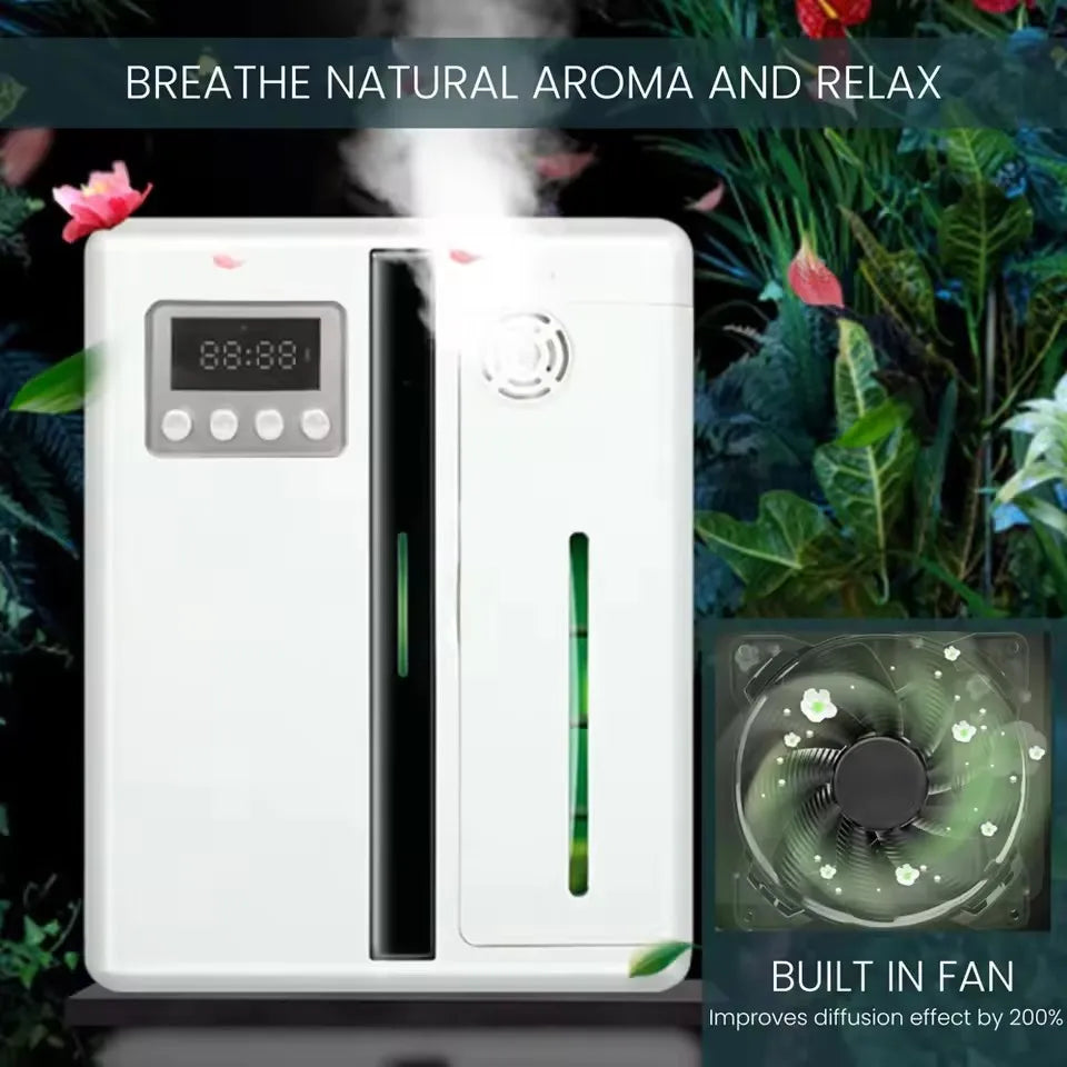 Wall Mounted Scent Air Machine For Home Waterless Essential Oil Diffuser Bluetooth Hotel Collection Diffuser For Room Spa Office