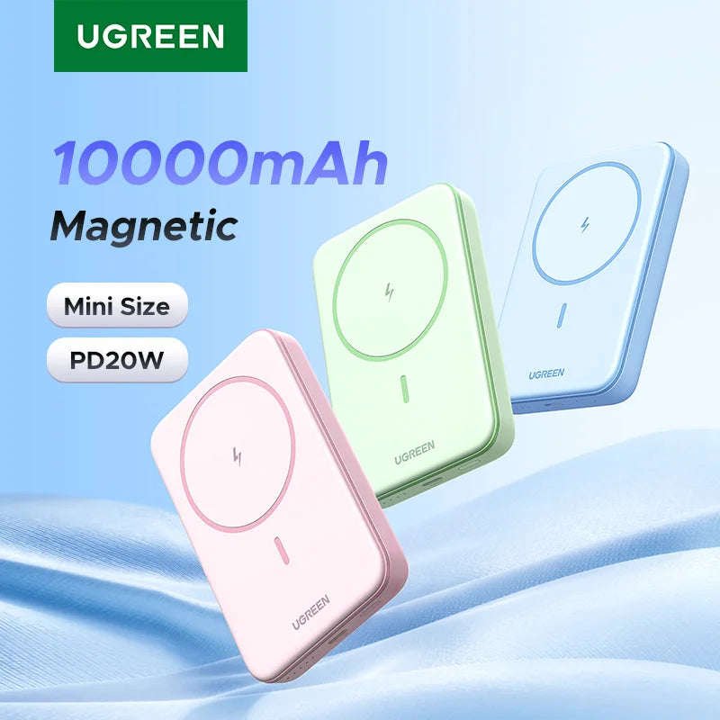 10000mAh Magnetic Portable Charger with Fast PD Power Delivery Tidesmit