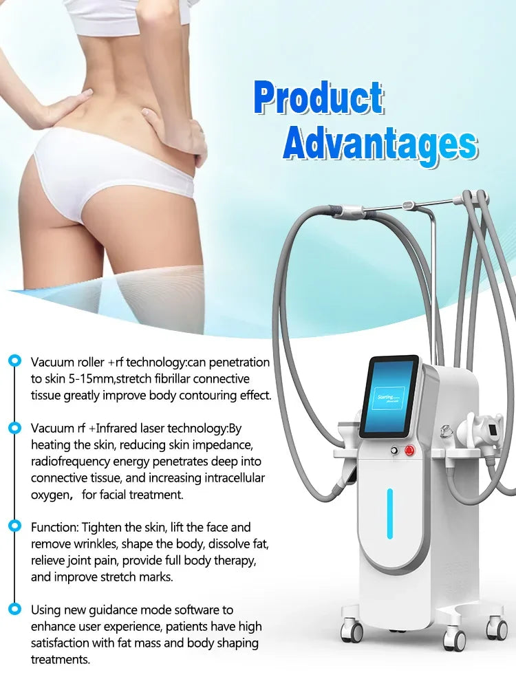Vacuum Body Shaping Machine for Cellulite Reduction and Skin Lifting Body Shaping Massage Equipment Tidesmit