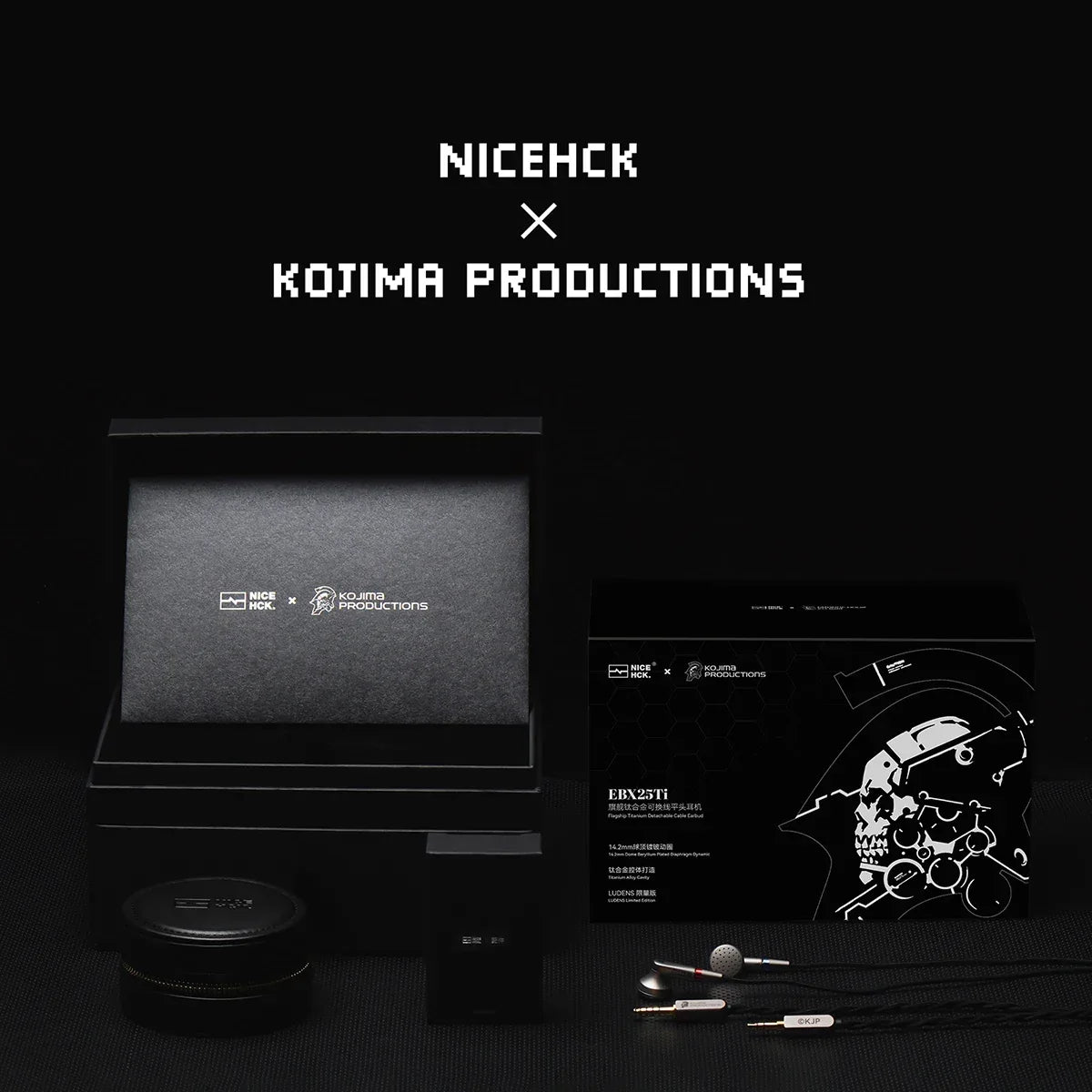 Ludens HiFi Titanium Alloy Wired Earbuds by Tidesmit EBX25Ti Tidesmit
