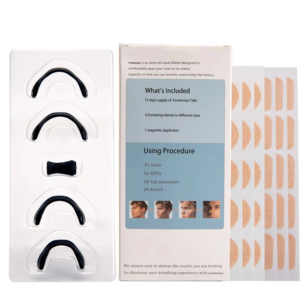 Anti Snoring Nasal Dilator Physical Expansion Nasal Patch Non-Invasive Easier Breath Sleep Aid Anti-Snoring Nasal Strip