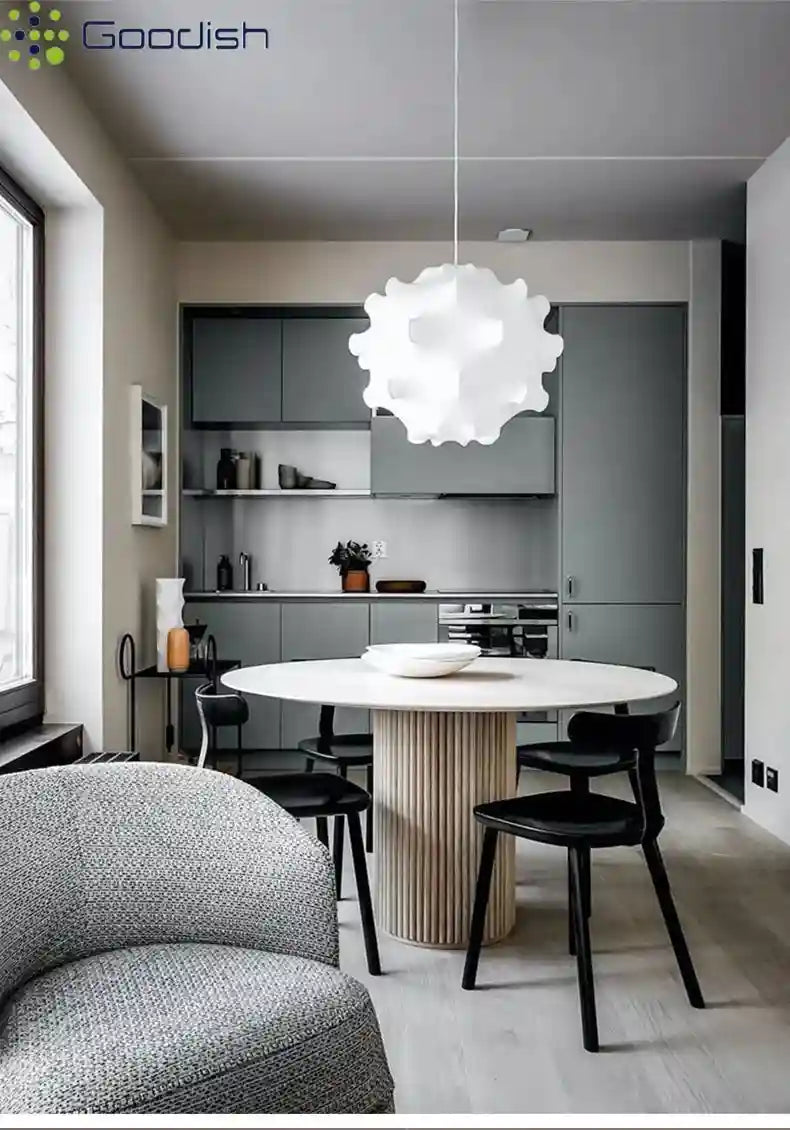 Wabi Sabi Silk Pendant Light | Handmade Aesthetic Chandelier 50-68cm Tidesmit