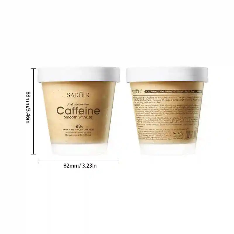 Iced American Coffee Body Scrub – Professional 220g Exfoliating Treatment Scrubs Treatments Tidesmit