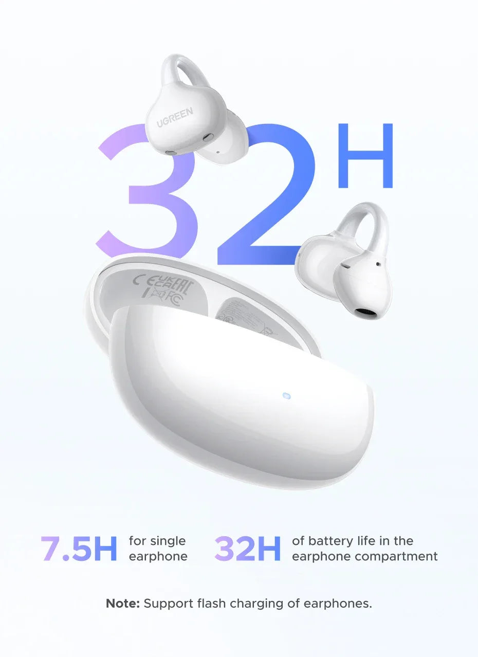 Tidesmit Open Ear Wireless Headphones with ANC - 35 Hour Battery Life Tidesmit