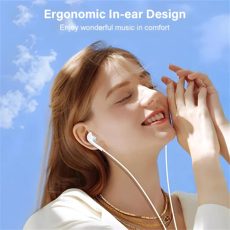 Tidesmit USB C Wired Earphones - Hi-Res Audio In-Ear Headset Tidesmit