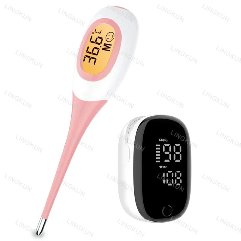 Hot Baby Digital Underarm Electronic Thermometer 8 Seconds Fast Measurement Celsius Fahrenheit Soft Head Oral Body Temperaturer