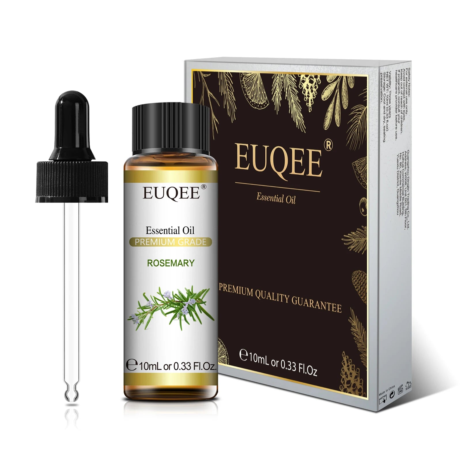EUQEE Fragrance Essential Oil 10ml Floral Series Lavender Manuka Vanilla Rose Ylang Ylang Jasmine Geranium Chamomile Neroli Oil