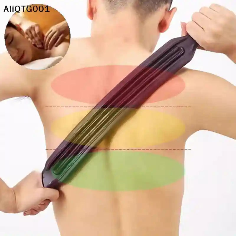 Back Massage Roller - Wooden 61-Bead Manual Deep Tissue Guasha Tool Massage Roller Tidesmit