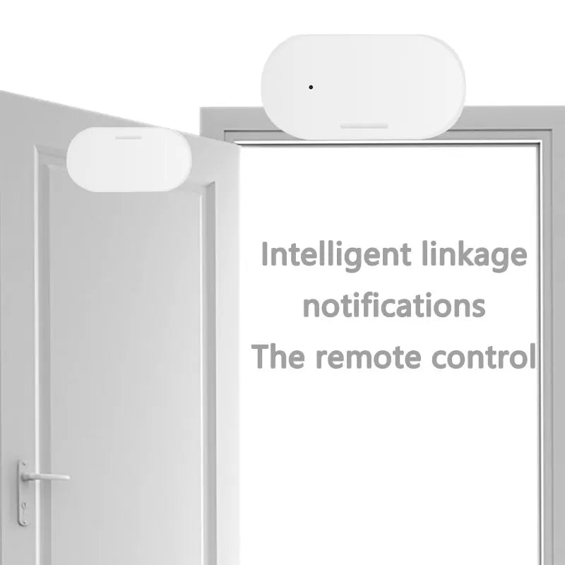 Tuya Zigbee 3.0 WiFi Door Window Sensor Smart Home Wireless Door Open / Closed Detector Smart Life Control Via Alexa Google Home