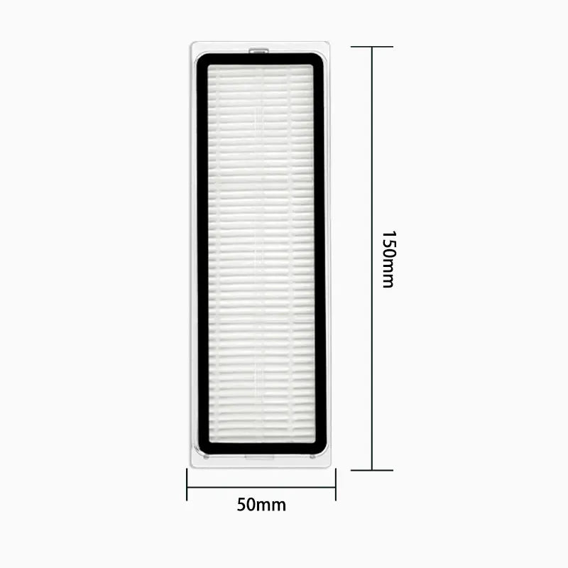 Tidesmit replacement parts set for Xiaomi Robot Vacuum S20+ including main brush, side brush, filter, and mop cloth