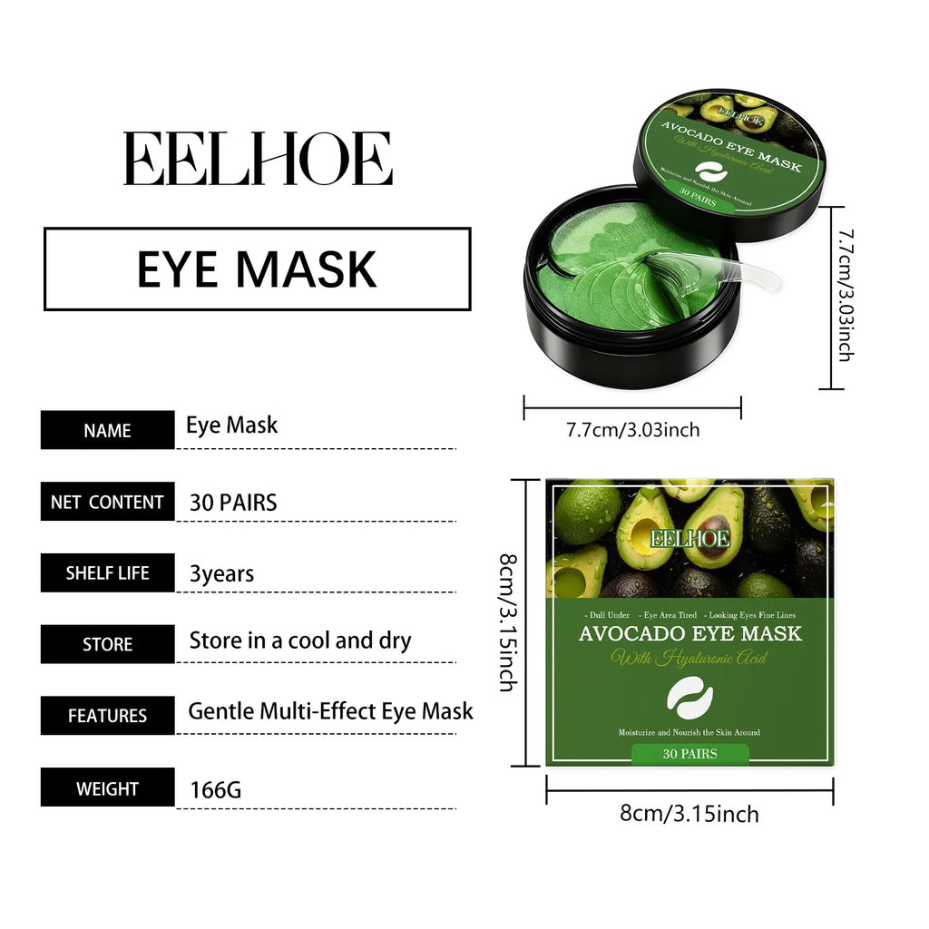 Hyaluronic Acid Eye Mask Anti Dark Circles Remove Eye Bags Improves Dullness Moisturizing Hydrating Eye Patches