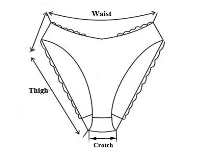 Langkee Haian  Plastic Bikini Panties PVC Underwear Color White