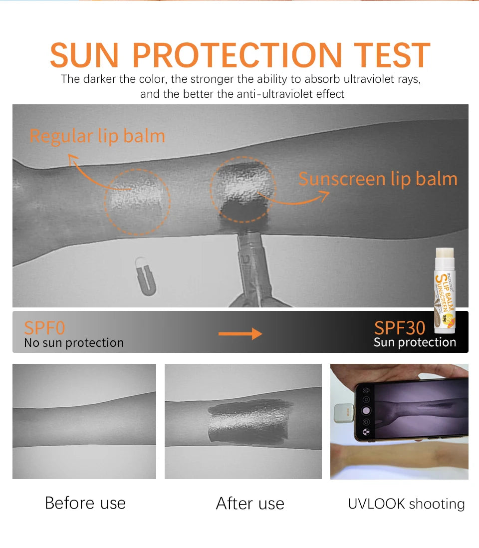 Sunscreen Lip Balm SPF 30 - Moisturizing Lip Care by Tidesmit Lip Care Tidesmit