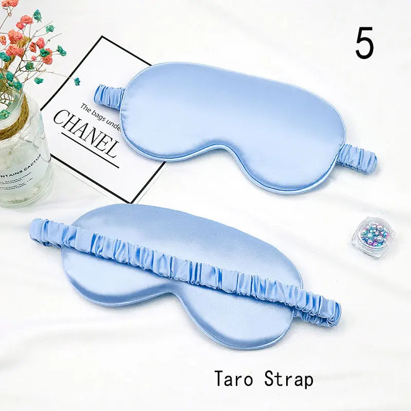 Imitated Silk Eye Mask for Sleeping Breathable Eyeshade Cover Sleeping Mask for Travel Nap Soft Comfort Blindfold Night Eyepatch