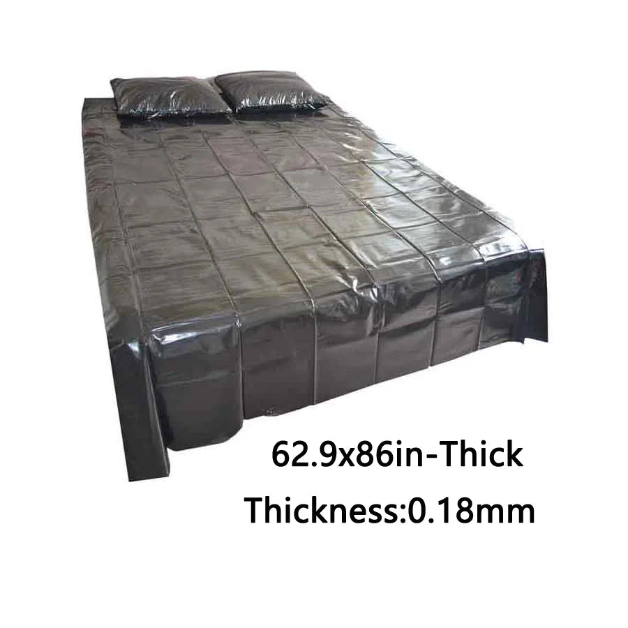Waterproof Massage Table Sheet - Oil-Proof Spa Bed Cover by Tidesmit Relaxation Treatment 62x86in-black-Thick Tidesmit