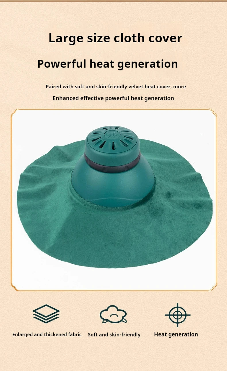 Smokeless Moxibustion Jar: Portable Muscle Relief & Heat Therapy Tool Back Massage Instrument Tidesmit