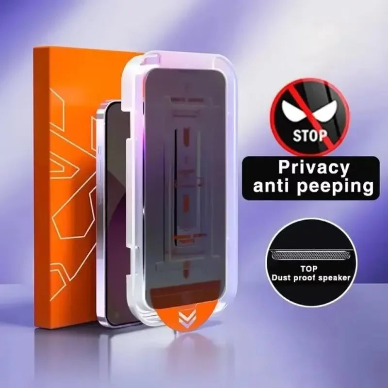 Privacy Screen Protector for iPhone 16 - Anti-Glare & Case Friendly Tidesmit
