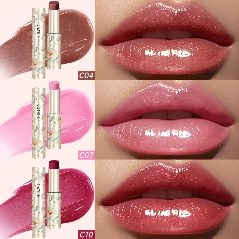 Moisturizing Tinted Lip Balm - Hydrating Lip Care with 6 Vibrant Shades Lip Care C04 C07 C10 Tidesmit