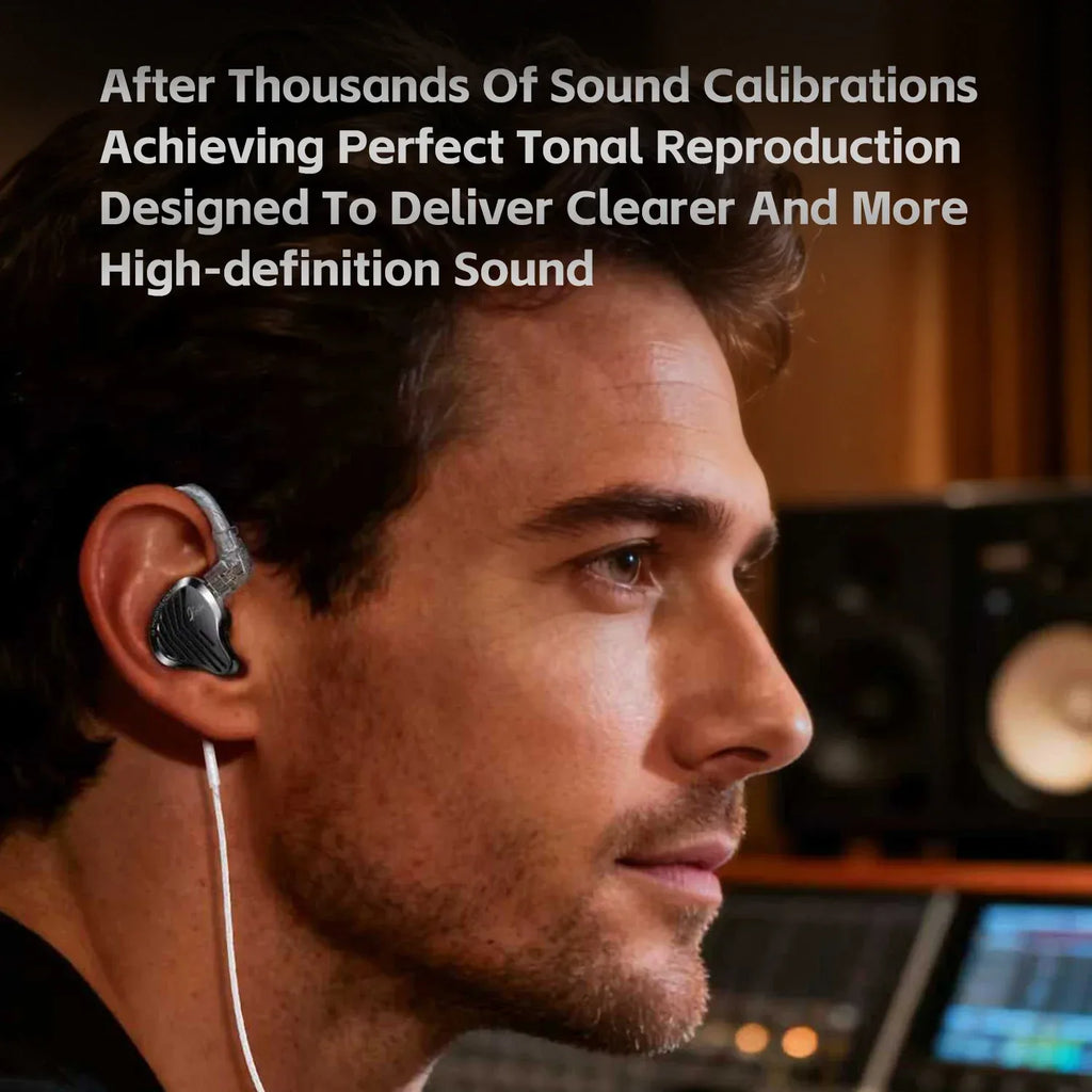 HiFi Wired Earbuds With Heavy Bass & Detachable 2-Pin Cable | Tidesmit Tidesmit