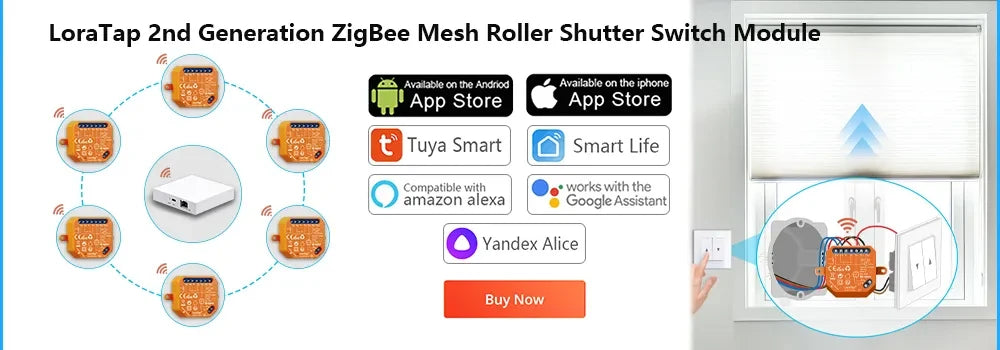 ZigBee Smart Scene Switch Wireless Remote Controller | Tidesmit EU Tidesmit