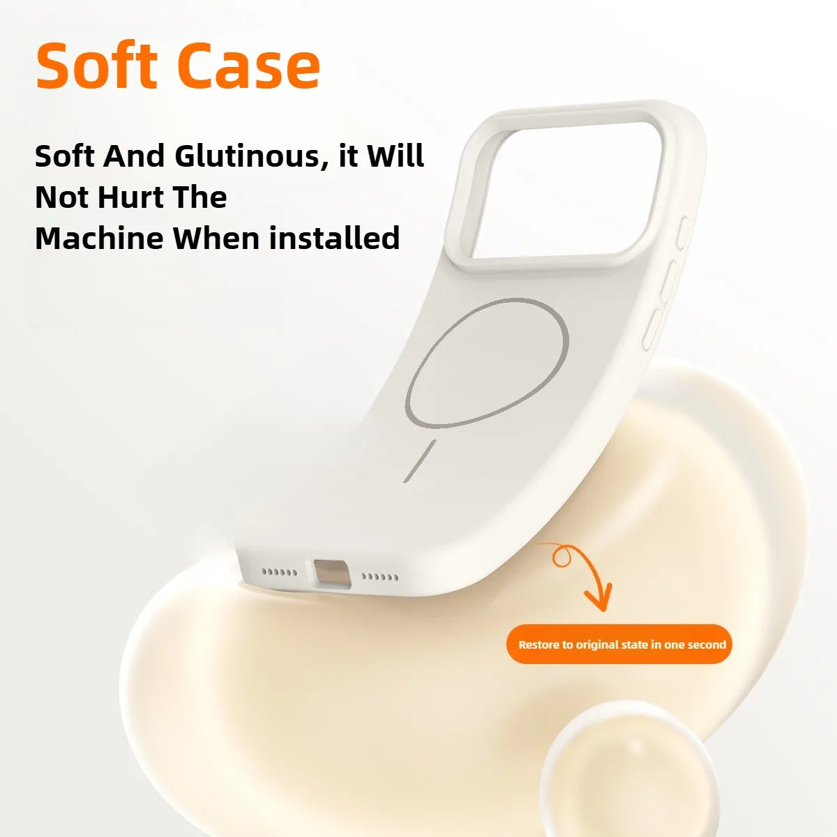 Magnetic Liquid Silicone Case for iPhone 16 Plus - Shock-Absorbing Cover Tidesmit