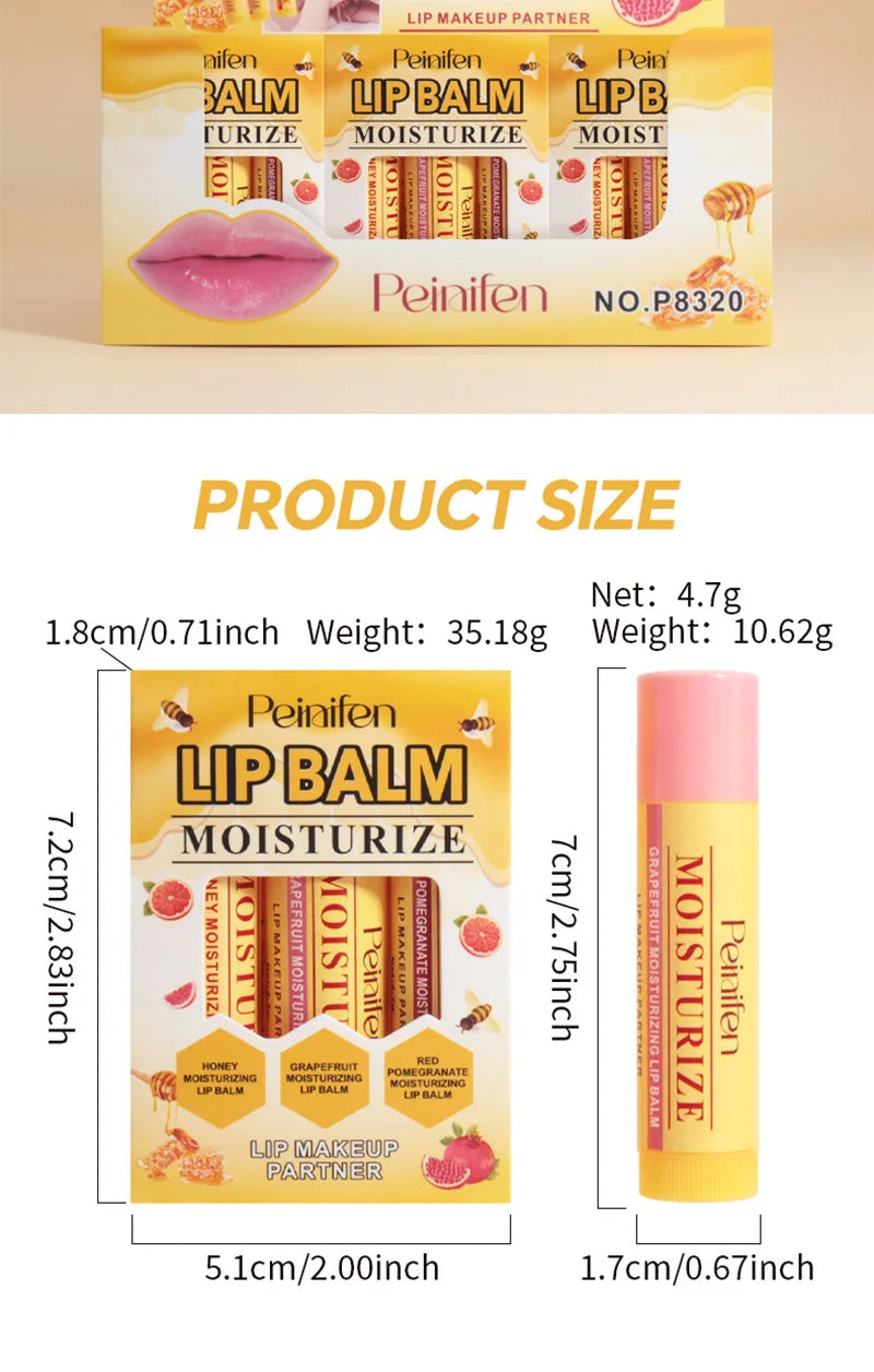 Natural Lip Balm Set - Deep Hydrating Plant-Based Lip Care Lip Care Tidesmit