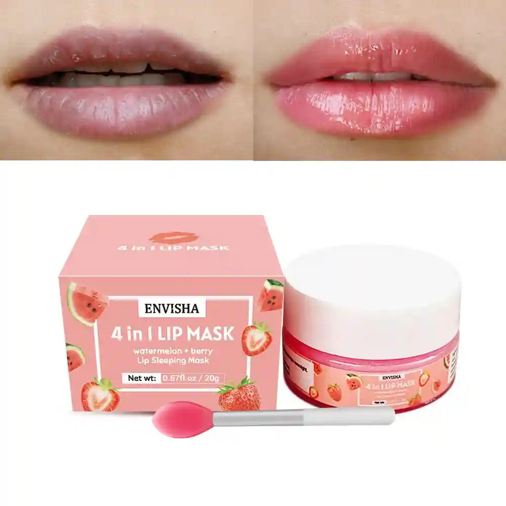 Exfoliating Lip Mask and Scrub Set - Nourishing Lip Care Treatment Lip Care Tidesmit