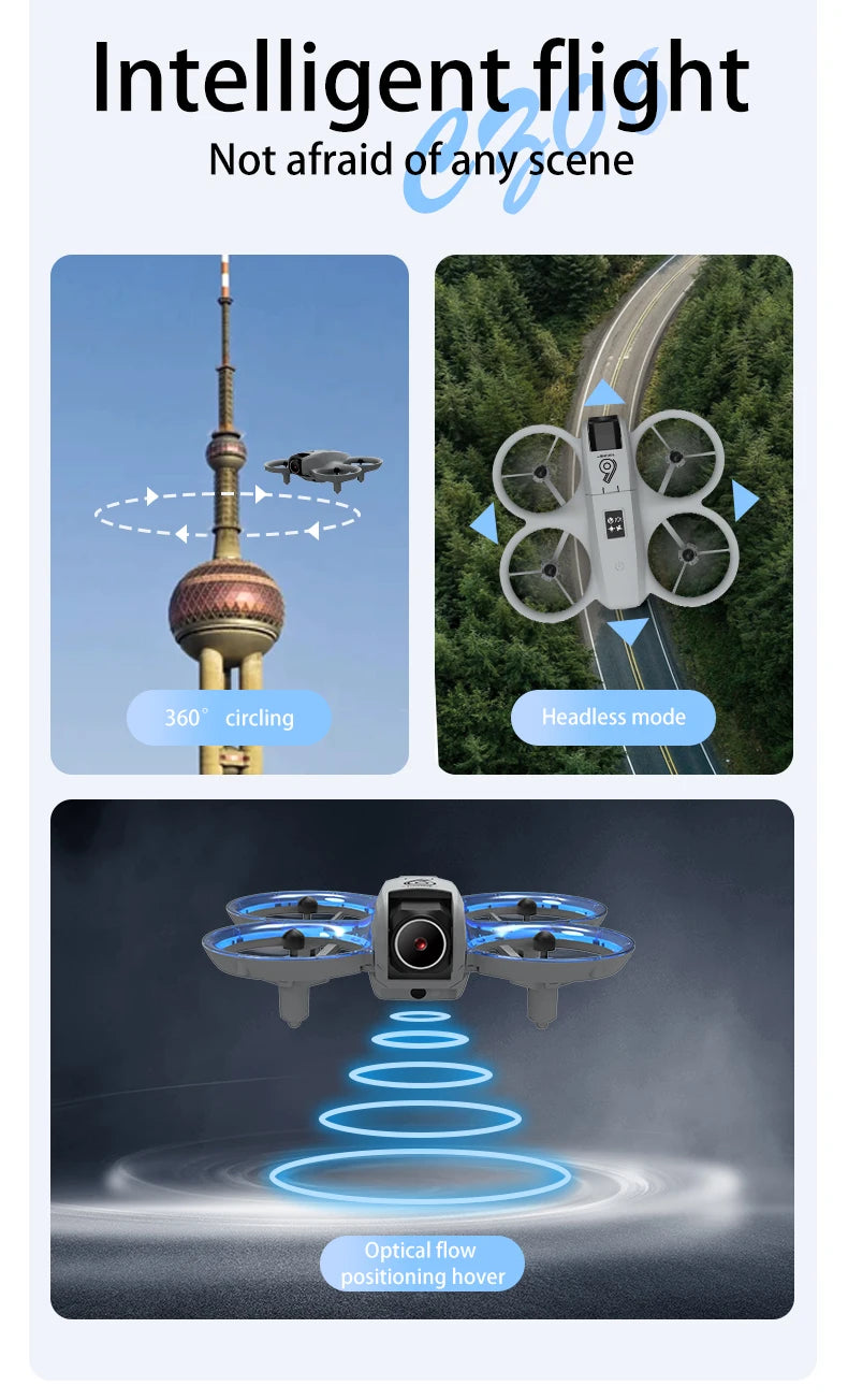 Mini 4K Camera Drone - Foldable Remote Control Aircraft Tidesmit